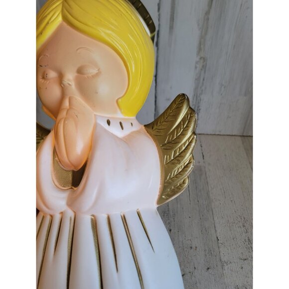 Vintage Grand ventures blow mold Angel cherub girl home lawn decor Xmas - Picture 6 of 8